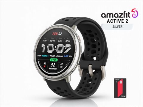 Xiaomi Amazfit Active 2 Silver — Bakı