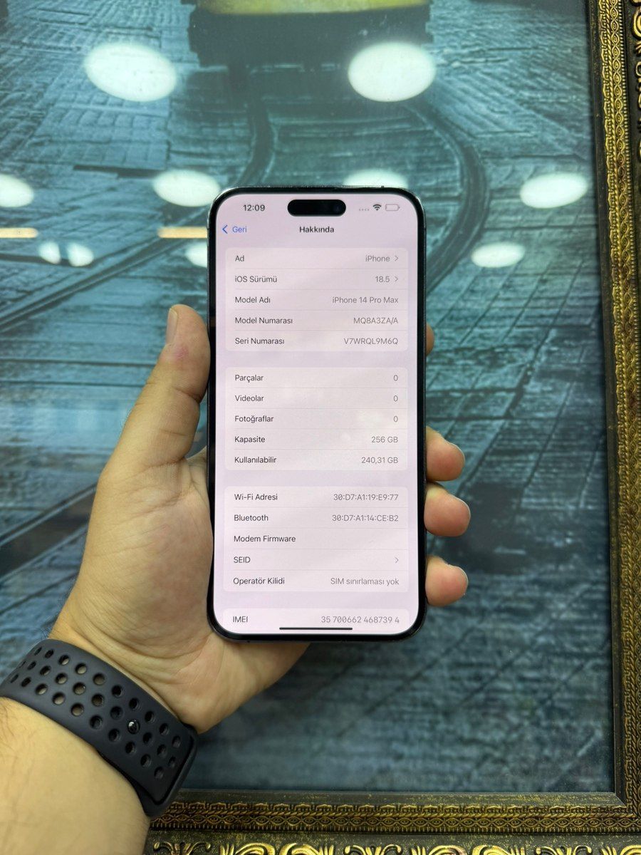 Apple iPhone 14 Pro Max Deep Purple 256GB/6GB — Smartfonlar, Bakı (3)
