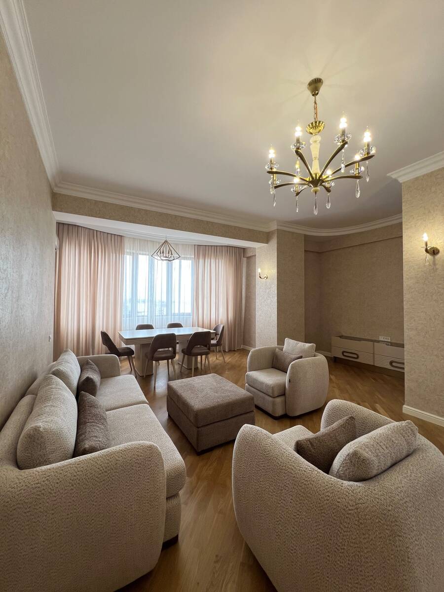 İcarəyə verilir 3 otaqlı yeni tikili 160 m² — Mənzil, Bakı (4)