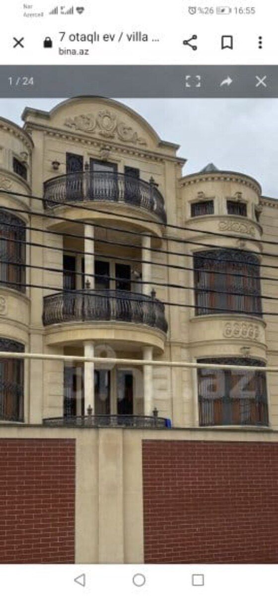 Villa kirayə verilir, Ü.Ələkbərov küç. ev 277 — Ev, villa, Bakı (11)