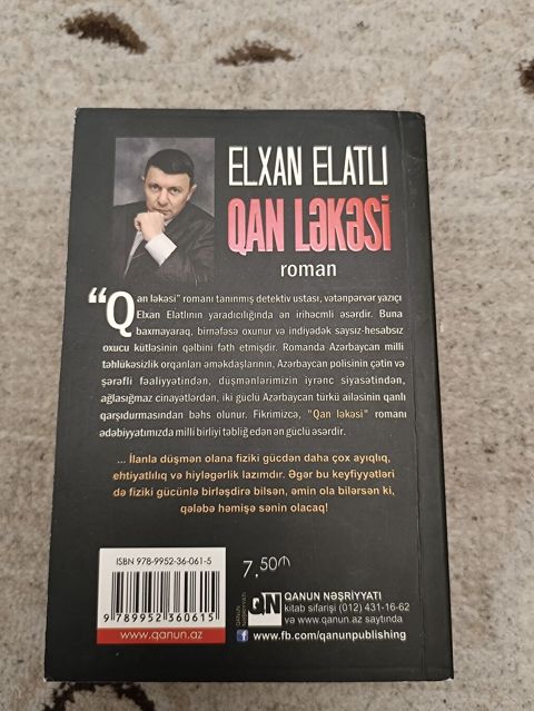 Kitab təzədən seçilmir birdefe oxumusam qalıb evde cirqi zədəsi yoxdu — Bakı