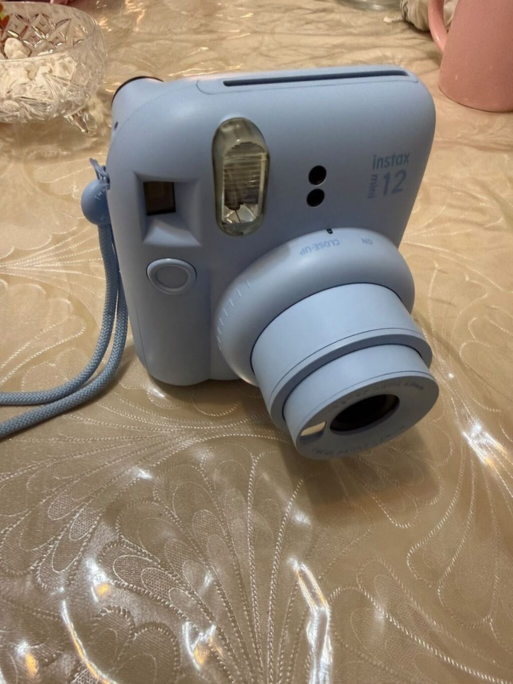 Fujifilm Instax Mini 12 – ani fotoaparat - Rəng: açıq mavi (Pastel — Fotoaparat, Masazır