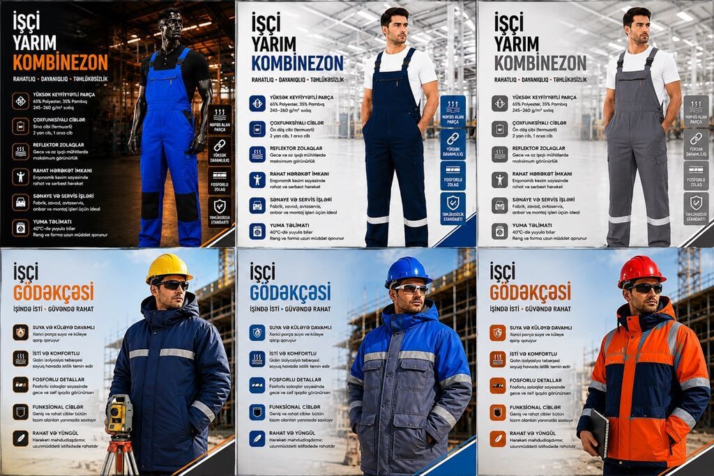 Məhsul: İşçi Gödəkcəsi – Safetex Workwear & Safety Xüsusiyyətlər — Kurtkalar, Bakı (3)