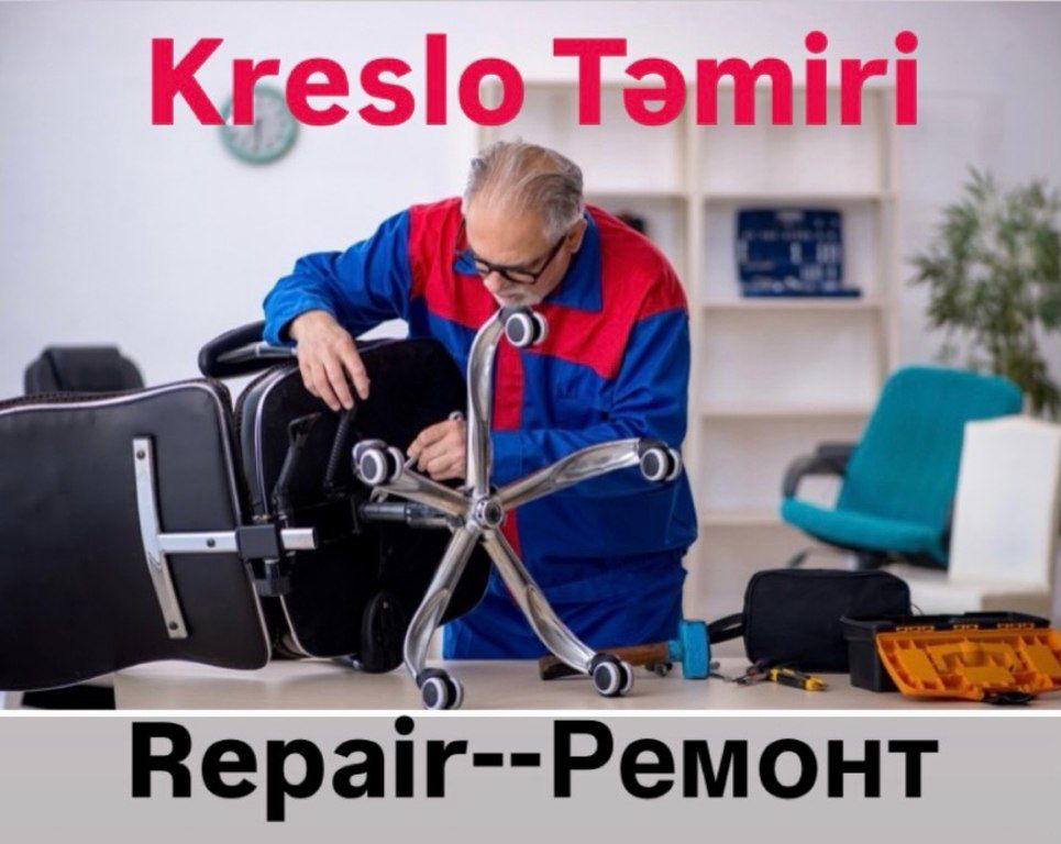 Kreslo təmiri — Mobilyaların montajı, təmiri və restavrasyonu, Bakı (3)