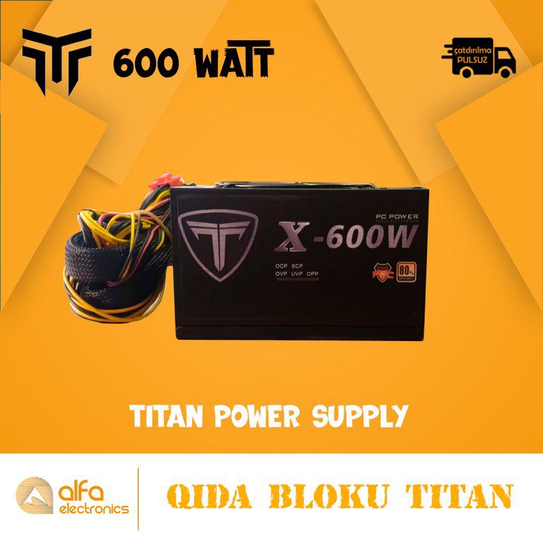 Qida blokları "Titan" (Power Supply) — Kompüterlər və noutbuklar, Bakı (7)