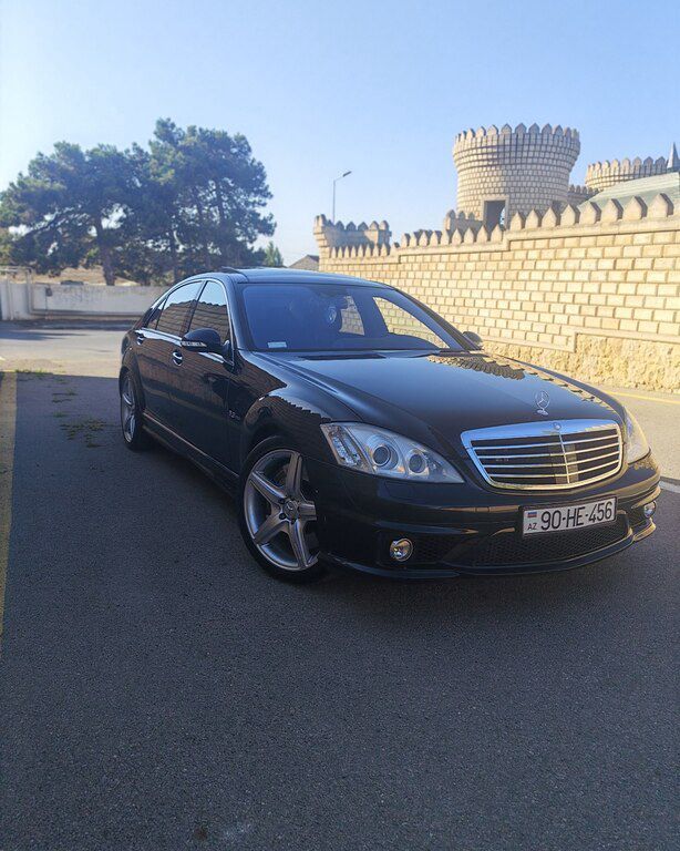 Mercedes S 63 AMG, 6.2 L, 2008 il, 120 453 km — Avtomobillər, Bakı (5)