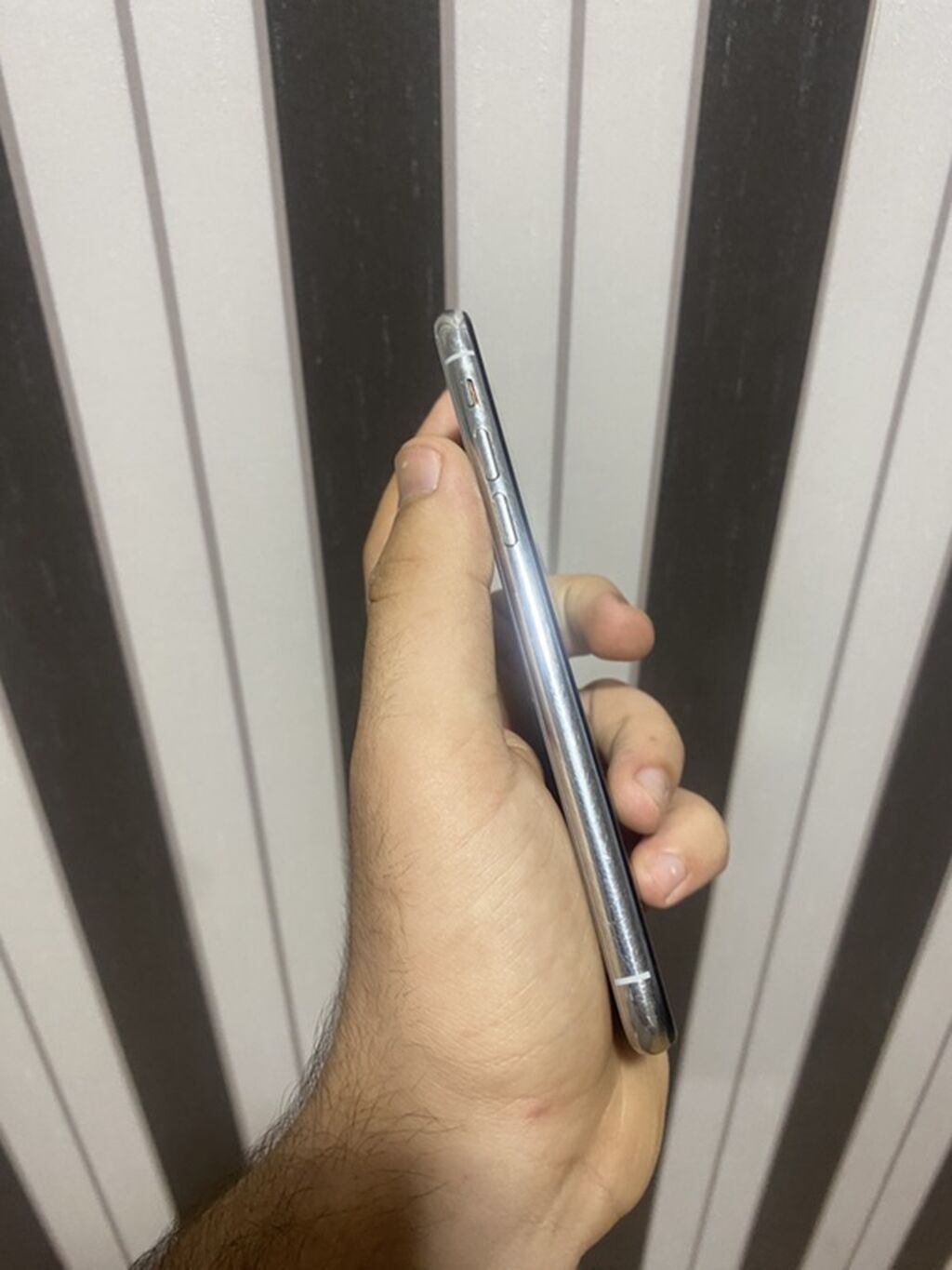 IPhone X, 64 GB, Ağ, Qırıq, Barmaq izi, Simsiz şarj — Apple iPhone, Bakı (8)