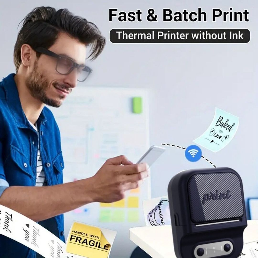 Mini stiker printer JBQ — Ofis texnikası və istehlak malları, Bakı (6)