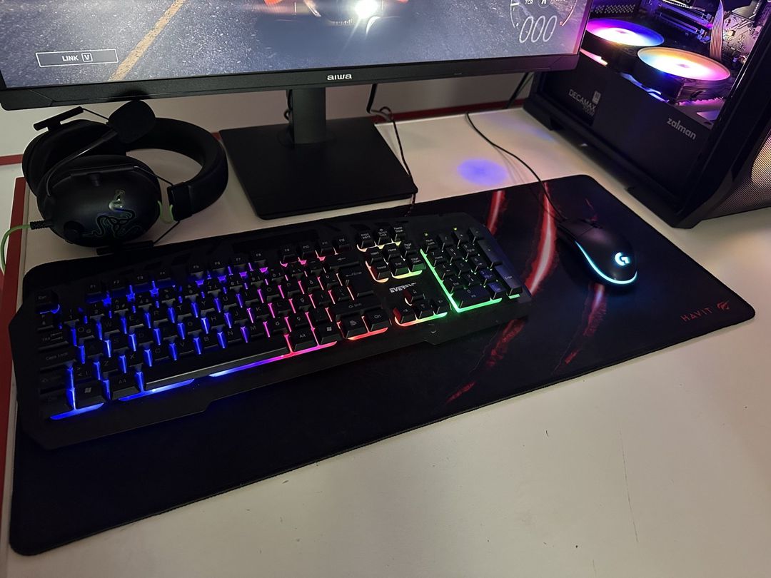 Gaming PC i7-12700KF RTX 5060 8GB 16GB DDR5 1TB NVMe 27" 180Hz — Masaüstü kompüterlər, Bakı (3)