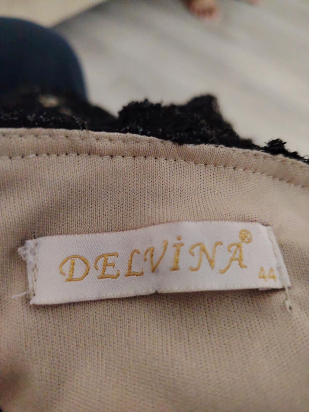 Brend: Delvina Ölçü: 44 Qara rəngdə zərif ziyafət/libas. Üst hissəsi — Axşam paltarları, Saray (3)