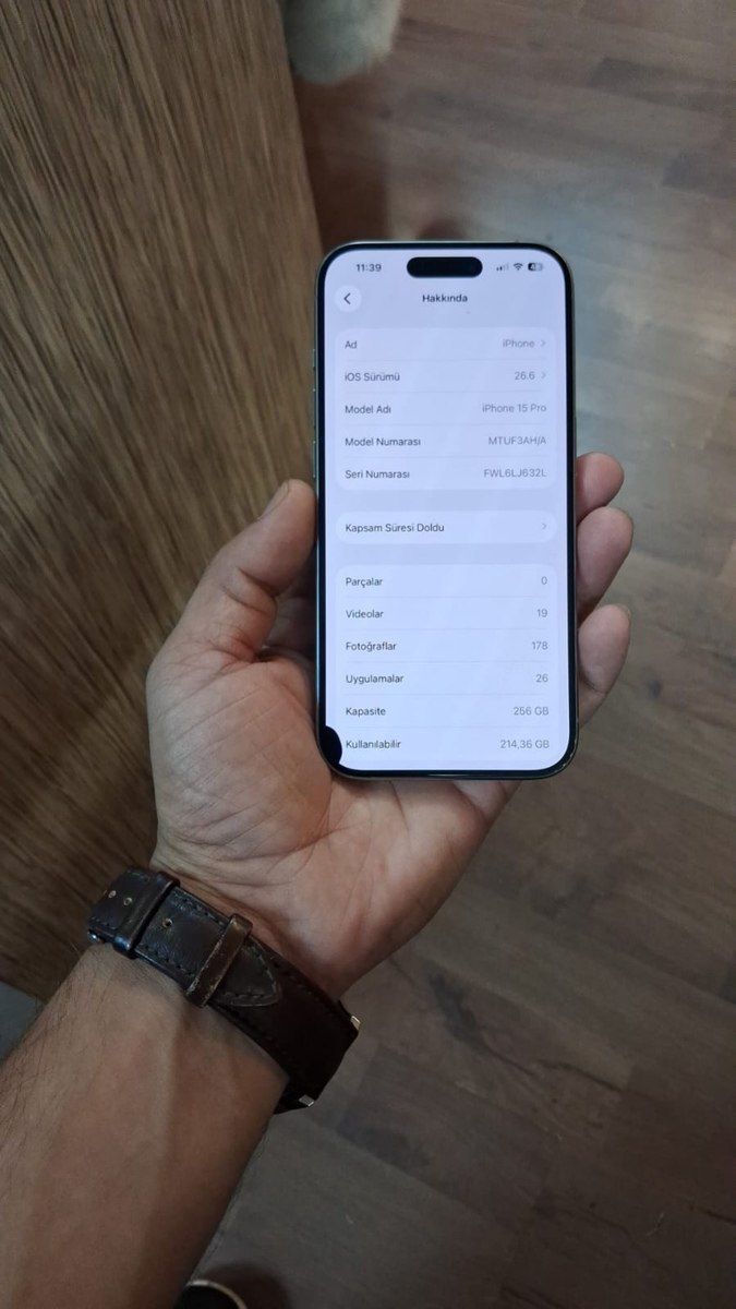 Apple iPhone 15 Pro Natural Titanium 256GB/8GB — Smartfonlar, Bakı (2)