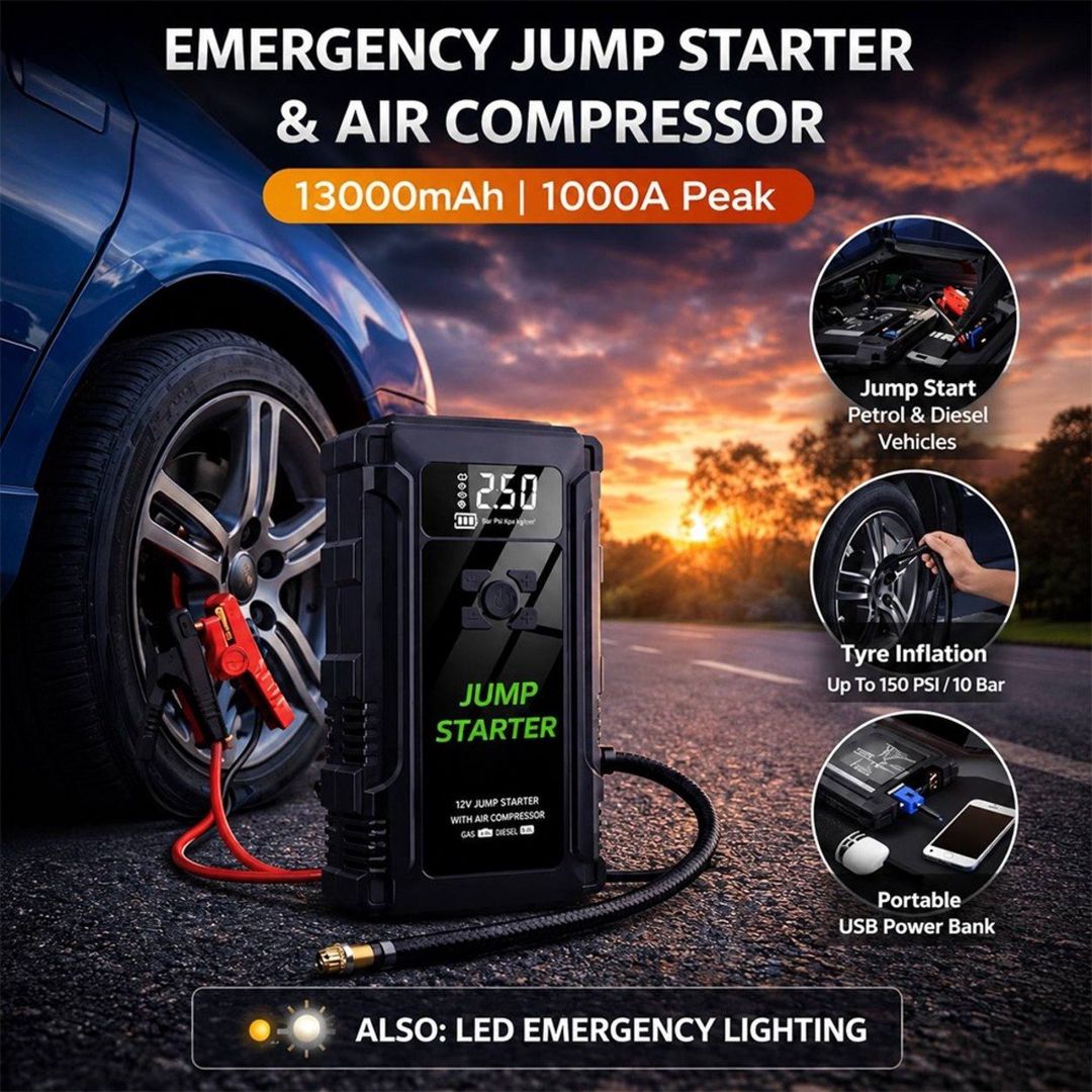 Avtomobil üçün Jump Starter K09 — Ehtiyat hissələri və aksesuarlar, Bakı (4)