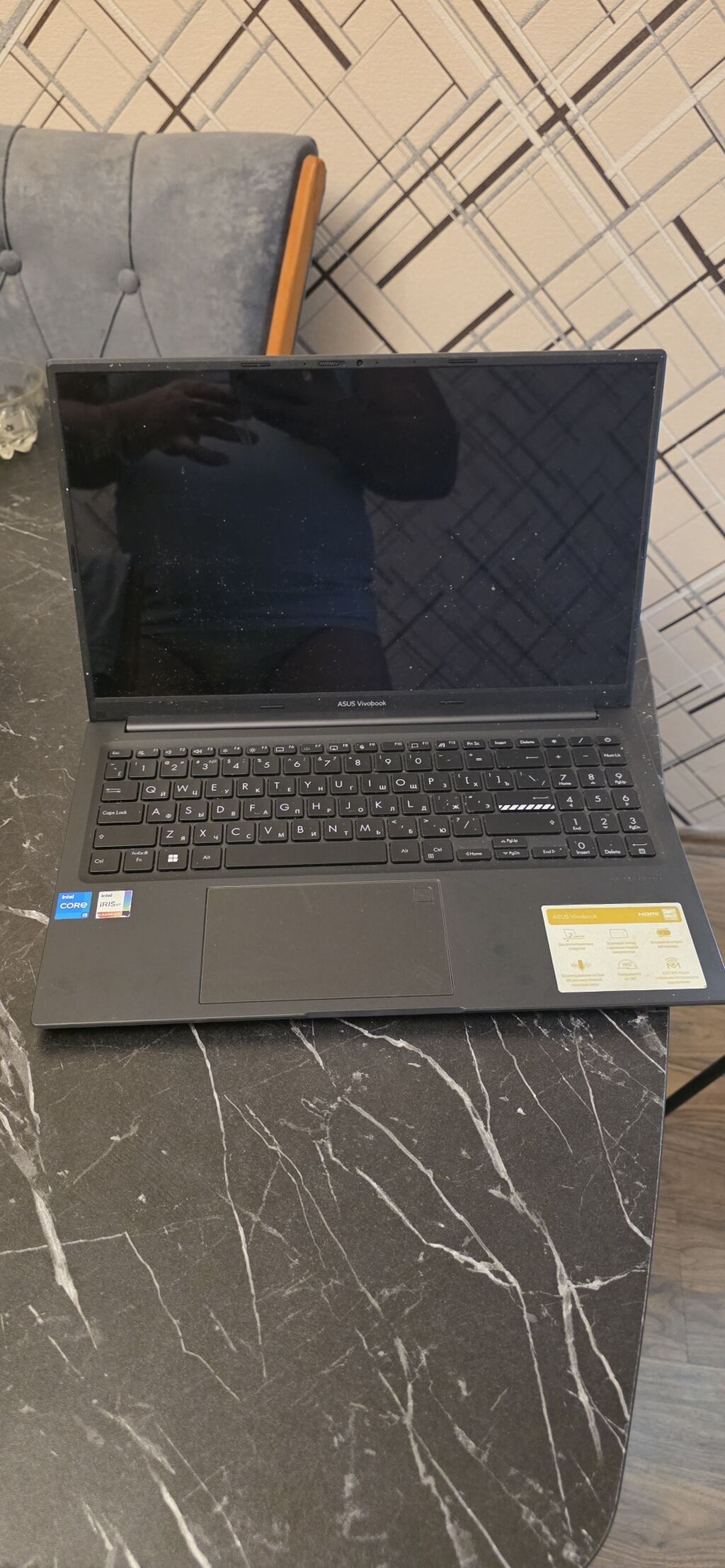 ASUS Vivobook noutbuku Qeyd edim ki ekran sınıb işləmir və İrisi yanıb — Asus, Digah (4)