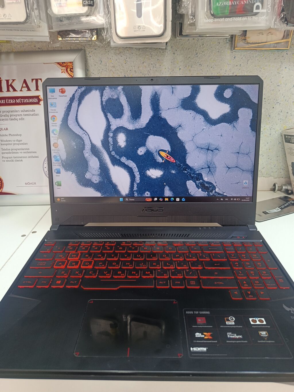 ASUS TUF Gaming FX505DY noutbuku - Ekran: 15.6" Full HD (1920x1080) — Asus, Bakı (2)