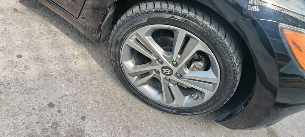 Hyundai orijinal yüngül lehimli disklər və təkər dəsti - R17 (17") — Diskləri, Sumqayıt (4)