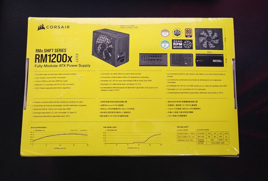 Corsair RM1200X Shift Series ATX 3.1 1200W 80+ Gold — Kompüterlər və noutbuklar, Bakı (3)