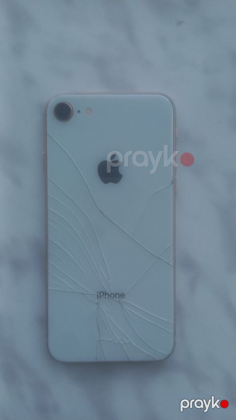 IPhone 8, 64 GB, Ağ, Qırıq