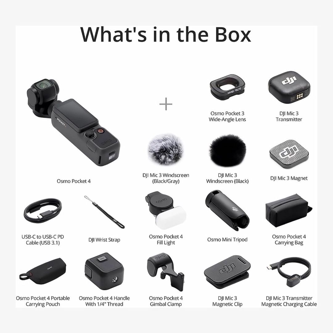 Dji Osmo Pocket 4 Cerator Combo — Səs texnikası, Bakı (4)