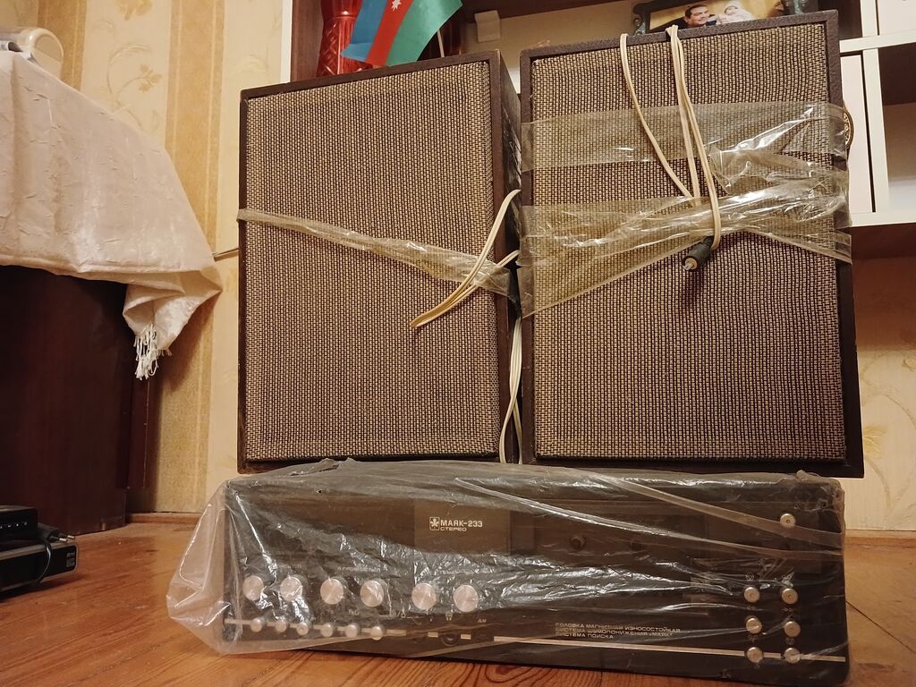 Sovet istehsalı “MAK-233 Stereo” maqnitofon + 2 ədəd akustik sistem — Digər, Şirvan (3)