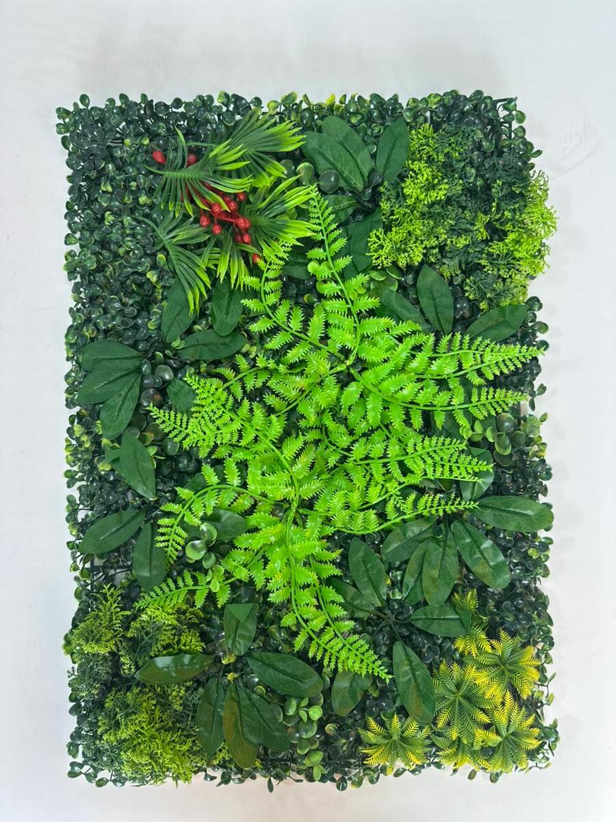 Süni yaşıllıq paneli — Dekor və interyeri, Bakı (10)