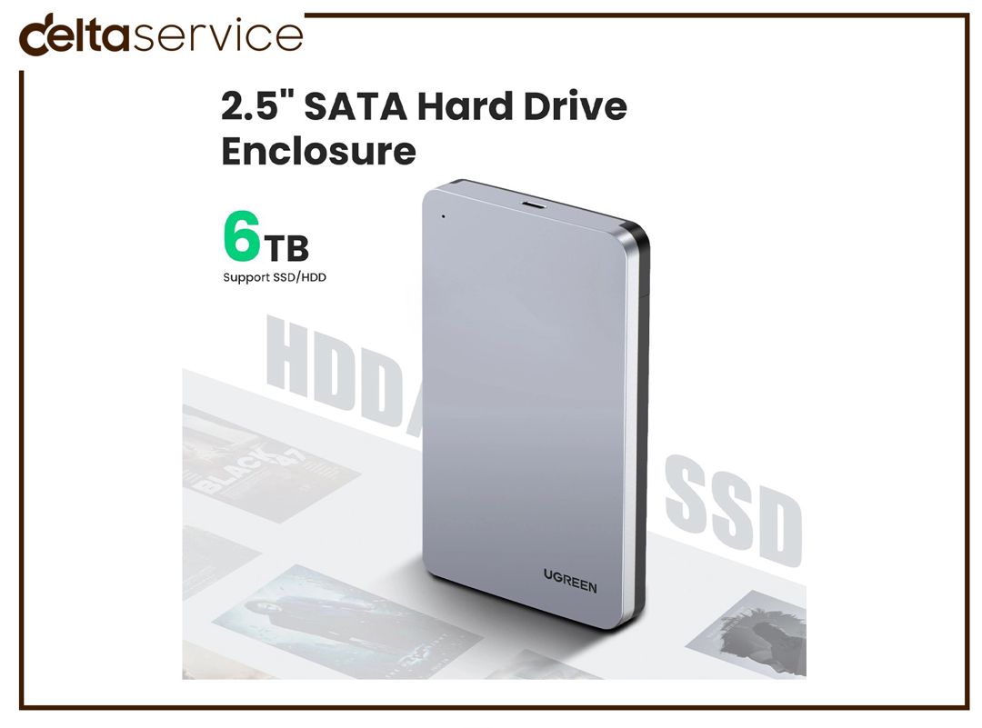 Ugreen 2.5-Inch Sata External Hard Drive Box CM300 70499 — Kompüterlər və noutbuklar, Bakı (2)
