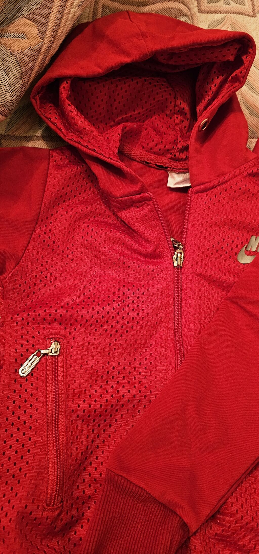 Uşaq üçün 2 ədəd idman üstü (fermuarlı sviter/jaket) dəsti 1) Qırmızı — Uşaq geyimi, Masazır (2)