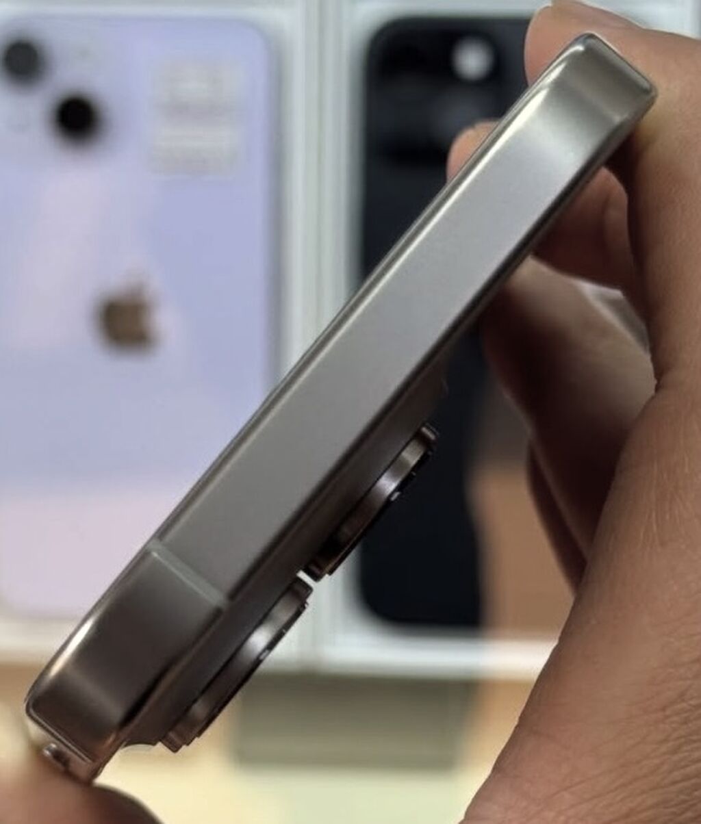 IPhone 16 Pro, 128 GB, Natural Titanium, Simsiz şarj, Face ID, Sənədlərlə — Apple iPhone, Bakı (5)