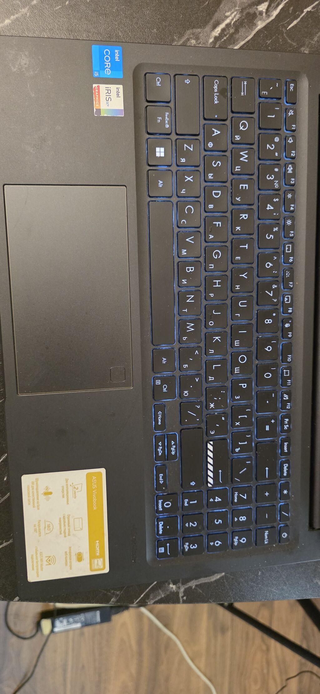 ASUS Vivobook noutbuku Qeyd edim ki ekran sınıb və İris yanıb noutbuk — Asus, Digah (7)