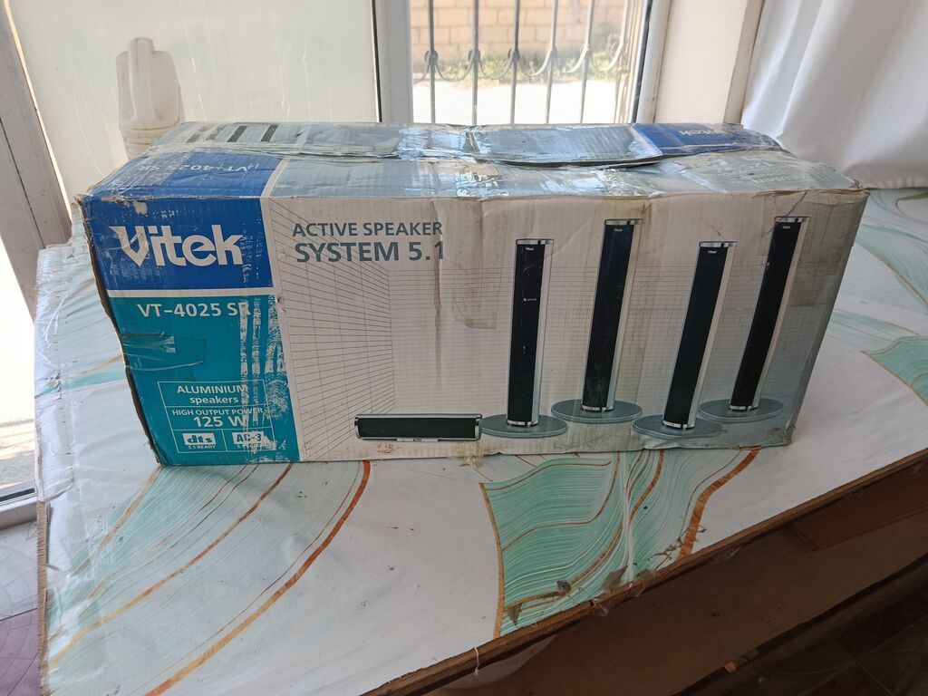 Vitek VT-4025 SR – Active Speaker System 5.1 Təzədi Karobkadan — Akustik sistemlər, Xırdalan