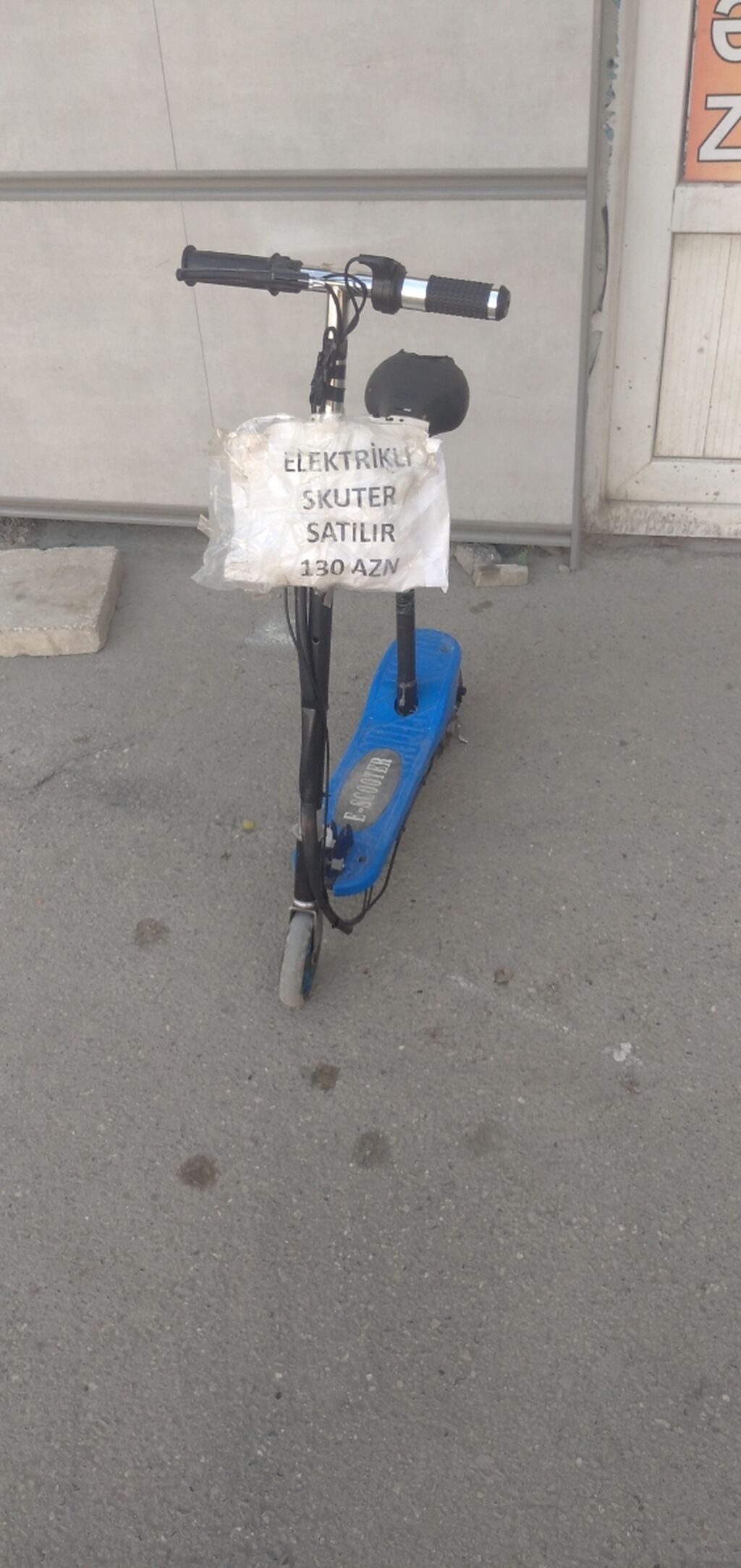 Elektrikli skuter – oturacaqlı model - Rəng: mavi gövdə, “E-scooter” — Mopedlər və skuterlər, Masazır