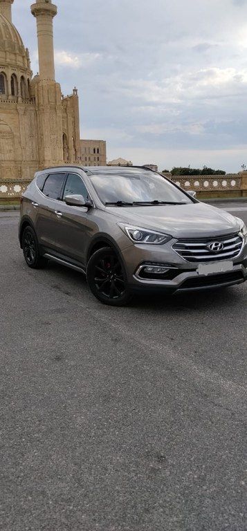 Hyundai Santa Fe, 2.0 L, 2018 il, 180 000 km — Avtomobillər, Bakı (7)