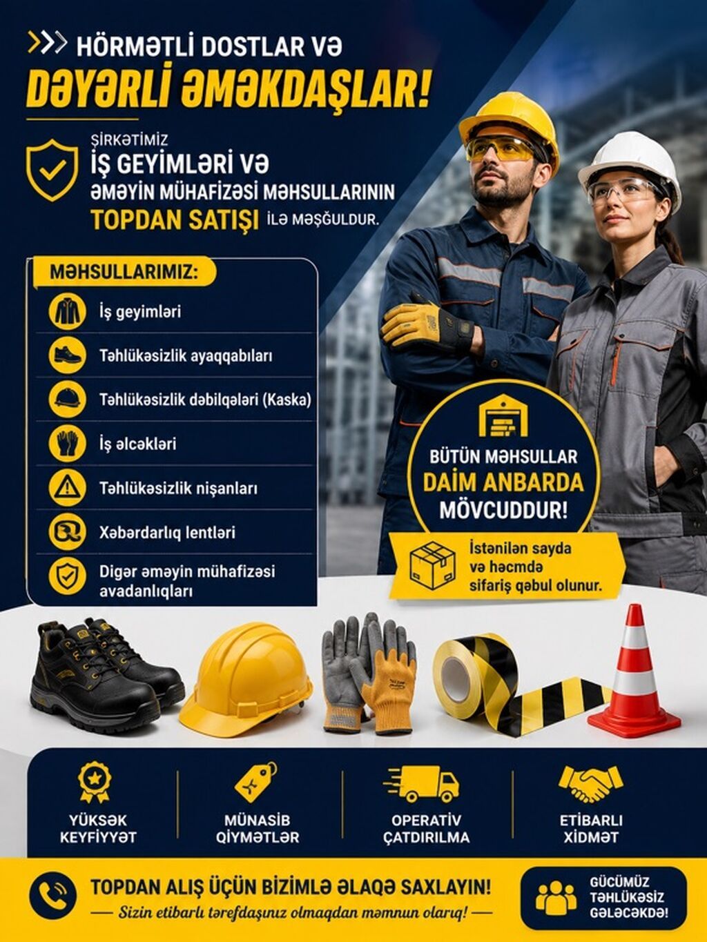 Məhsul: İşçi Gödəkcəsi – Safetex Workwear & Safety Xüsusiyyətlər — Kurtkalar, Bakı (8)
