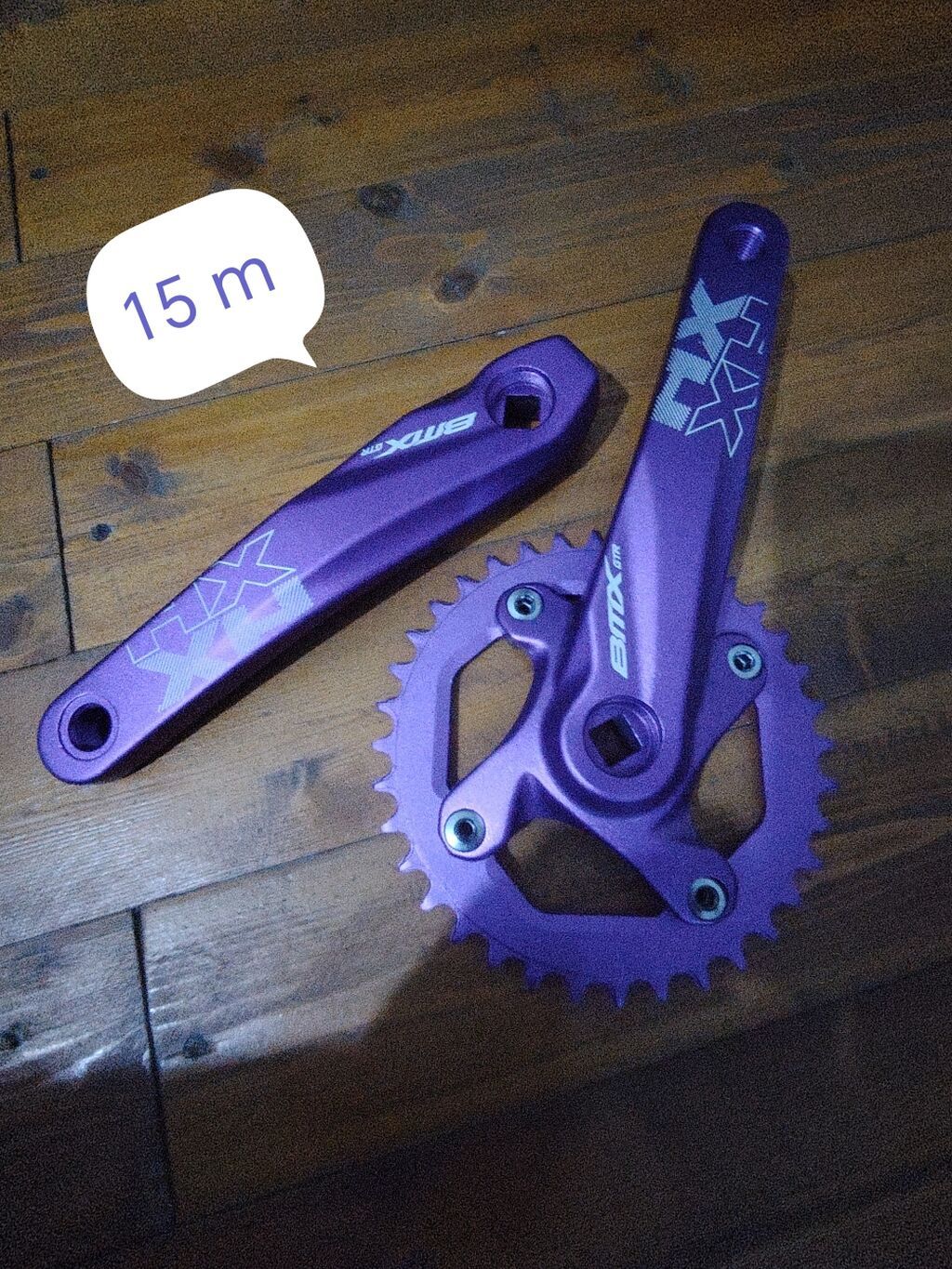 Velosiped hissələri və aksesuarları - BMX krank dəsti: bənövşəyi — Ehtiyat hissələri və aksesuarlar, Bakı