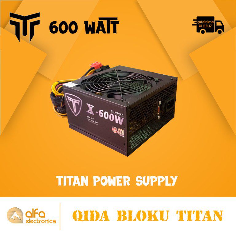 Qida blokları "Titan" (Power Supply) — Kompüterlər və noutbuklar, Bakı (6)