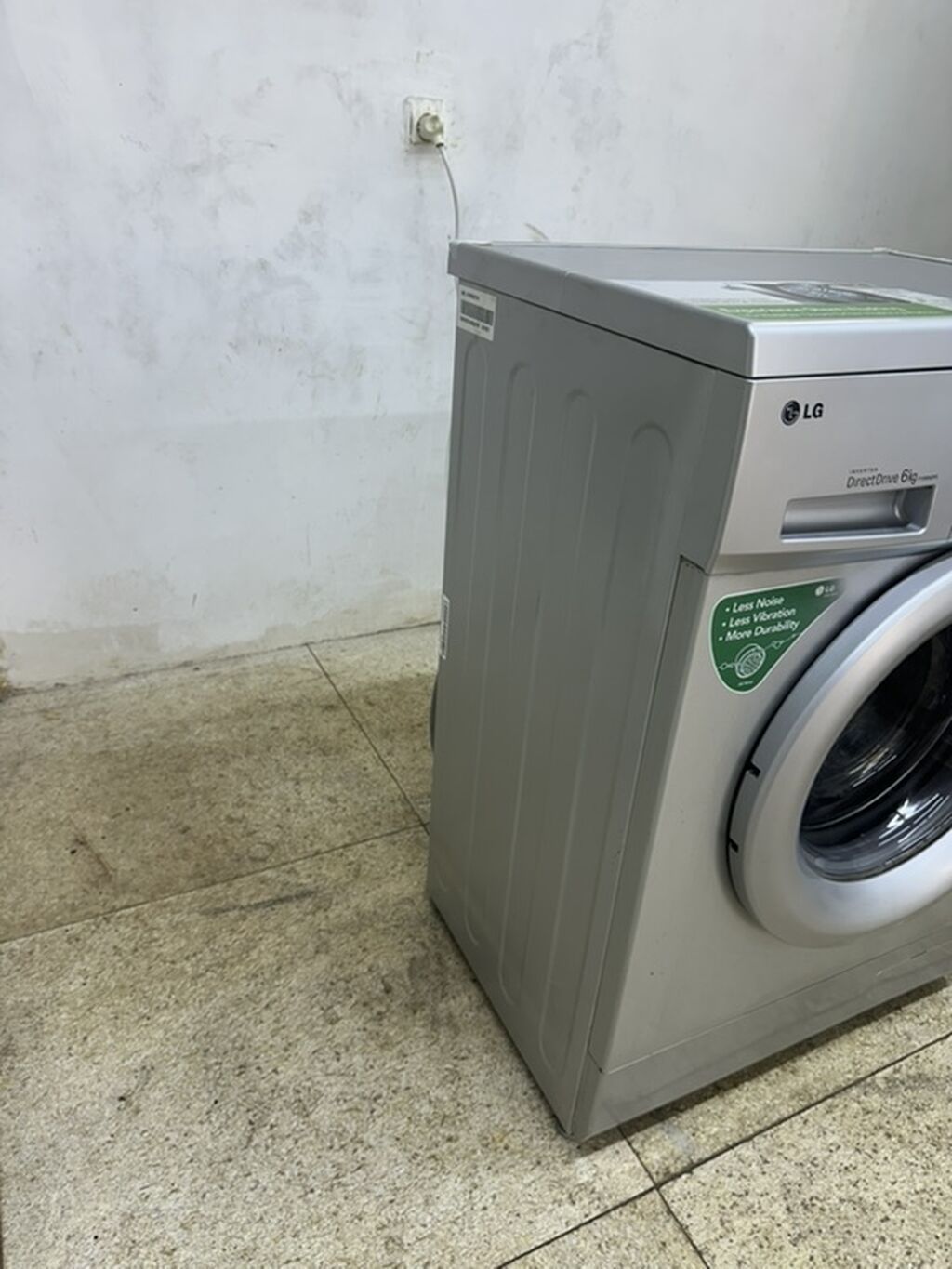 İdealın idealı zavod Orginal korea istehsalı LG 6 KG inveter mator tam — Çamaşır maşınları, Bakı (4)