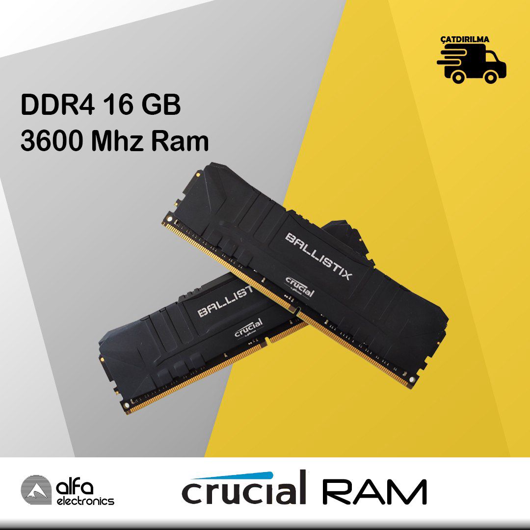 RAM-lar "Crucial" — Kompüterlər və noutbuklar, Bakı (12)