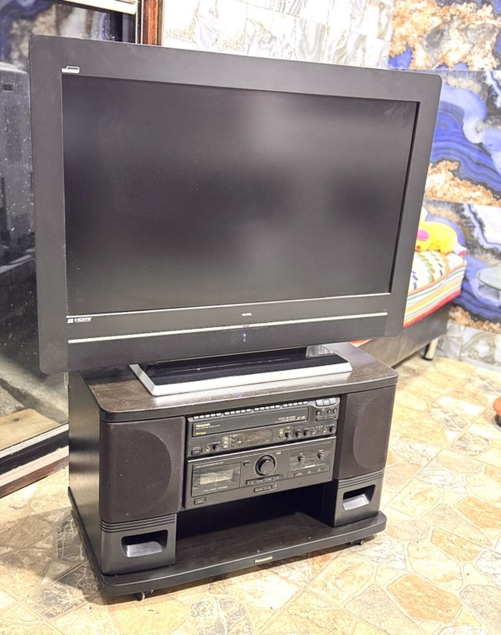 Panasonic Multi Laser Disc Player + kaset gücləndirici/spiker sistemi — Akustik sistemlər, Bakı (6)