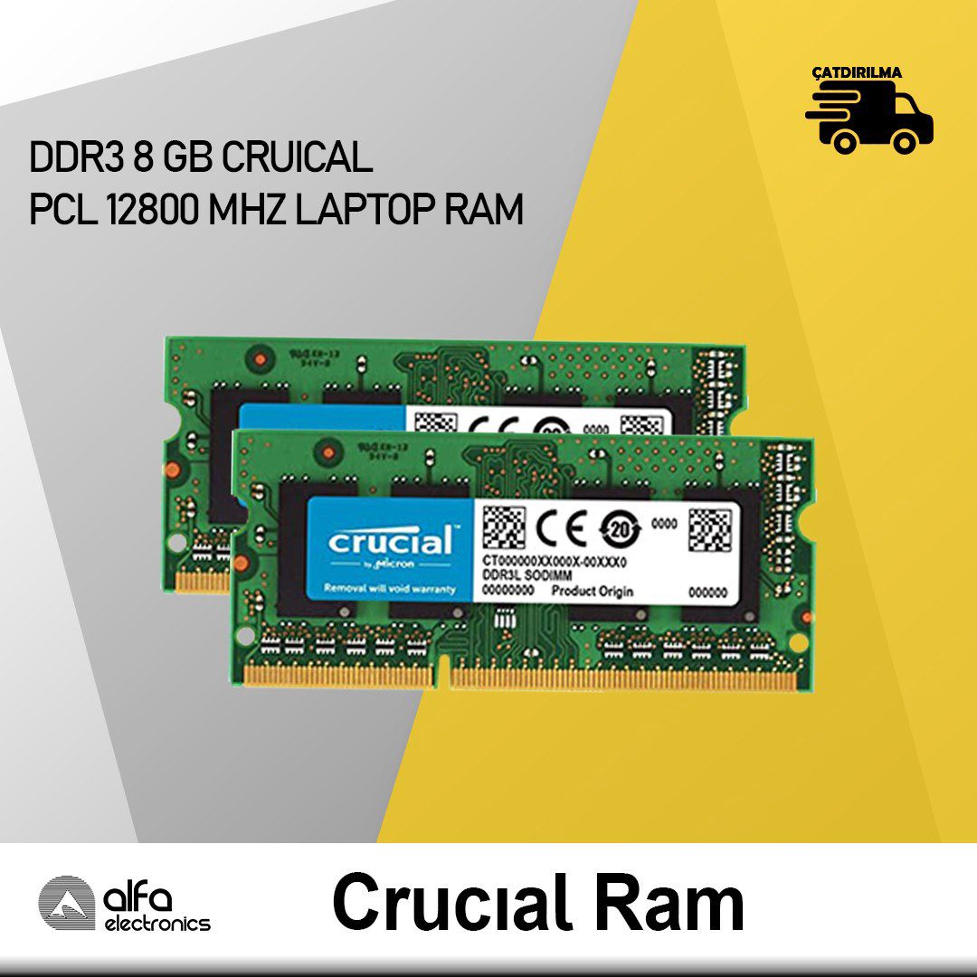 RAM-lar "Crucial" — Kompüterlər və noutbuklar, Bakı (6)