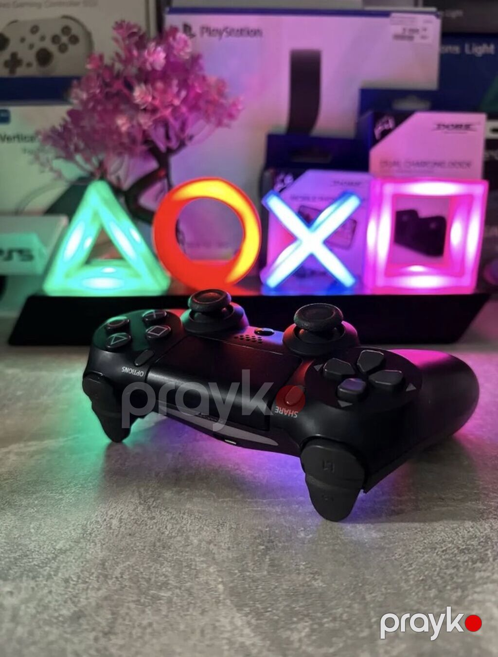 PlayStation DualShock 4 simsiz oyun pulti – orijinal dizayn, qara rəng — Aksesuarlar, Bakı (3)