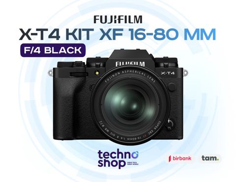 Fotoaparat "Fujifilm X-T4 kit XF 16-80 mm f/4 Black" — Bakı
