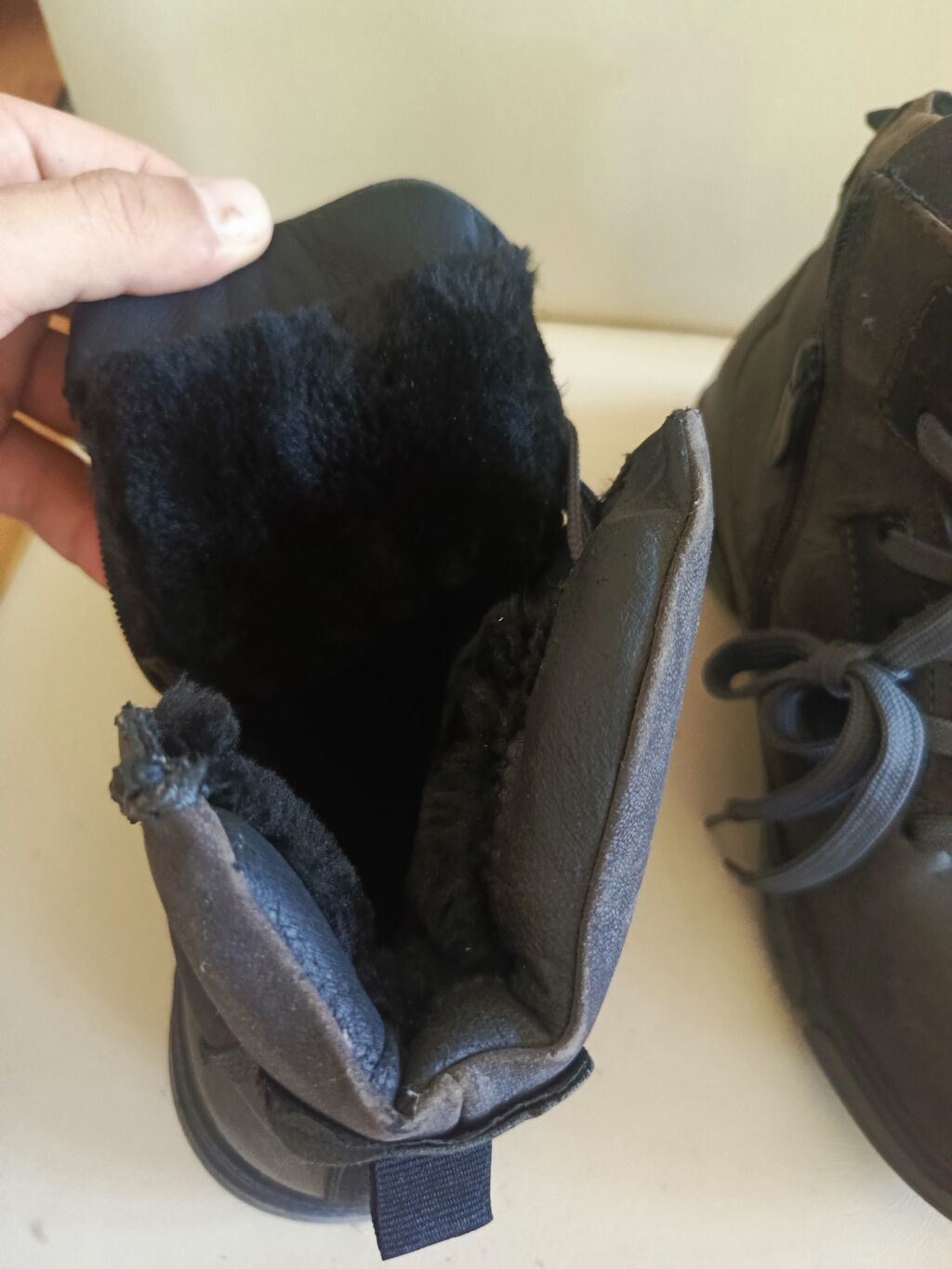 Qışlıq uşaq botları – Melo, ölçü 38 - Rəng: tünd boz - Material — Uşaq ayakkabısı, Digah (4)