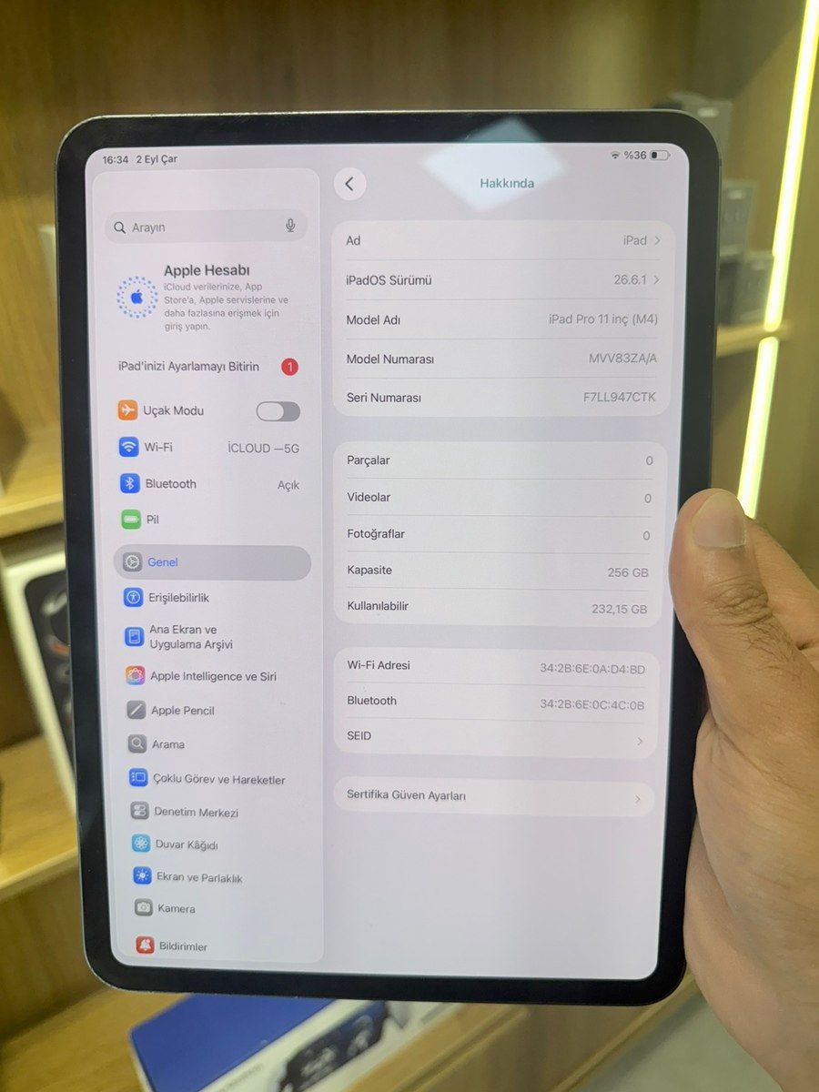 Apple Ipad Pro M4 11 inch 256Gb Black — Planshetlər, Bakı (2)
