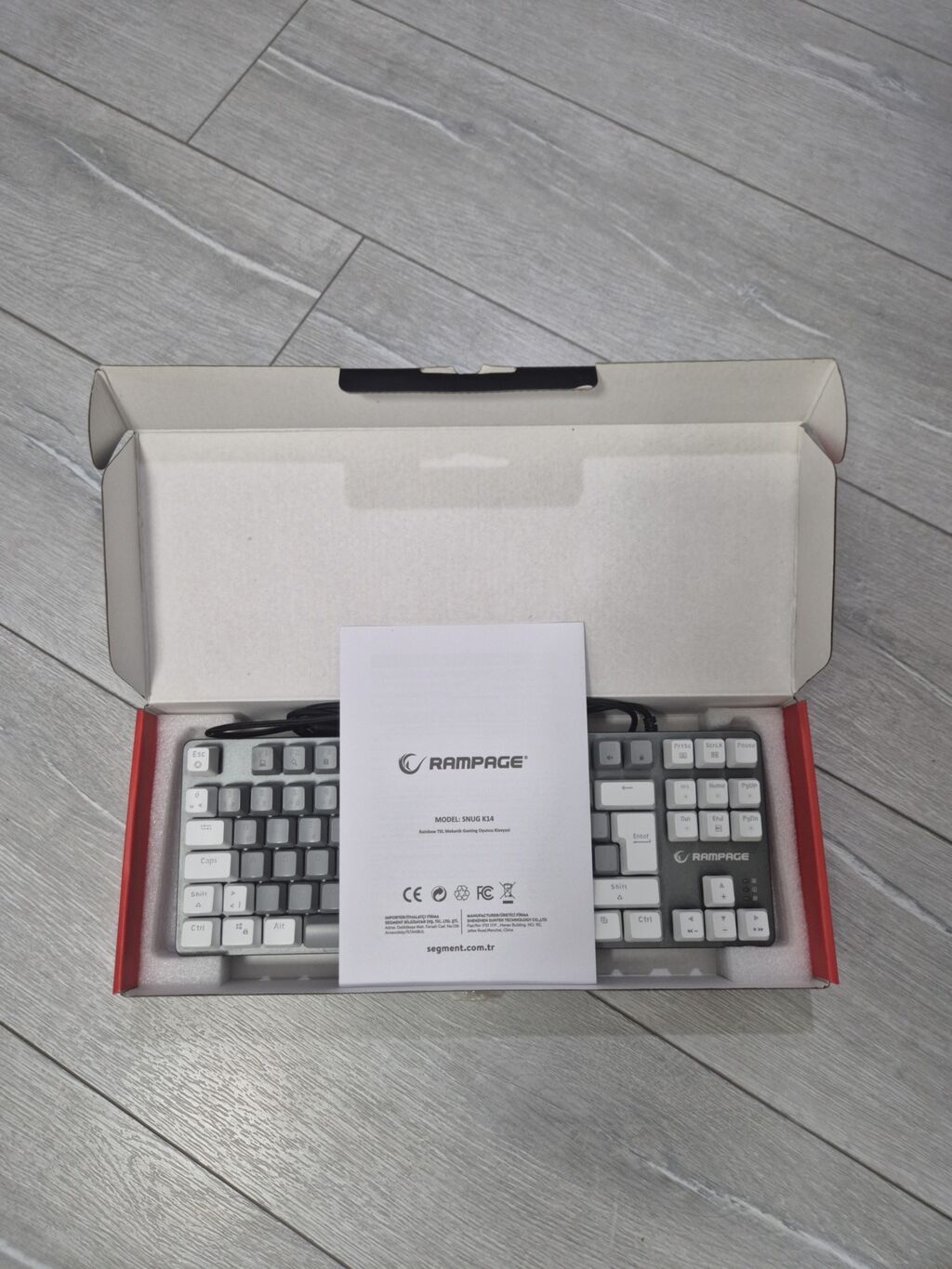 Rampage Snug K14 mexaniki oyun klaviaturası Rampage Snug K14 — Klaviaturalar və siçanlar, Bakı (5)