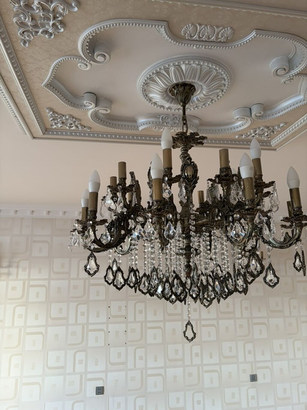 Çılçıraq, 10 və daha çox lampa, Metal — Tavan is?qlar? v? cilc?raqlar, Bakı (4)
