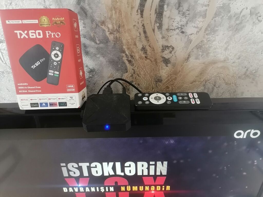 TX60 Pro Android TV Box Xüsusiyyətlər:16ram/256yad. - Android 15 — TV qabları və media pleyer, Novxanı (7)