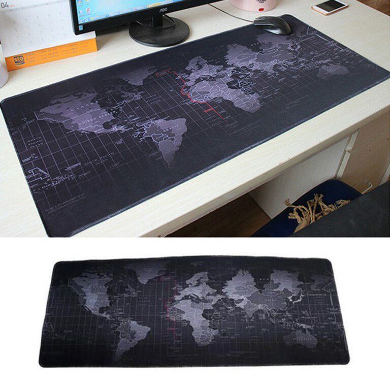 Mousepad dünya xəritəsi 90x40 sm gaming — Periferik cihazlar, Bakı (4)