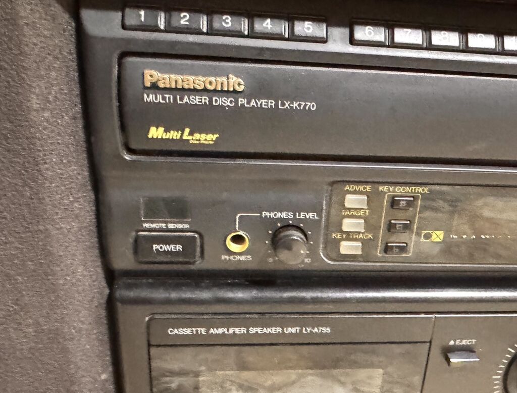 Panasonic Multi Laser Disc Player + kaset gücləndirici/spiker sistemi — Akustik sistemlər, Bakı (3)