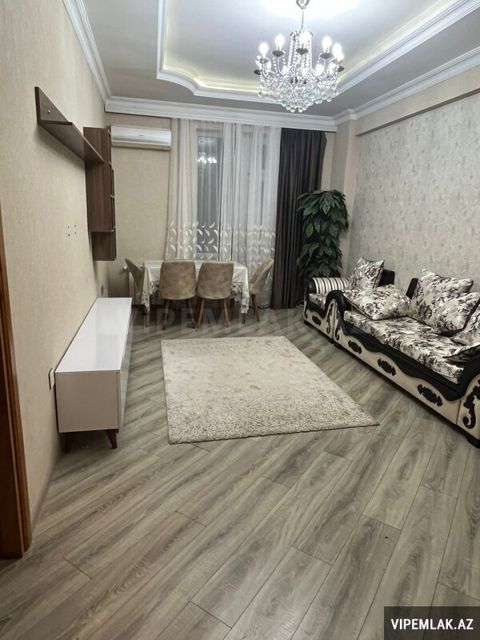 Nərimanov rayonunda 2 otaqlı Yeni tikili Kirayə verilir, 66 m² — Bakı