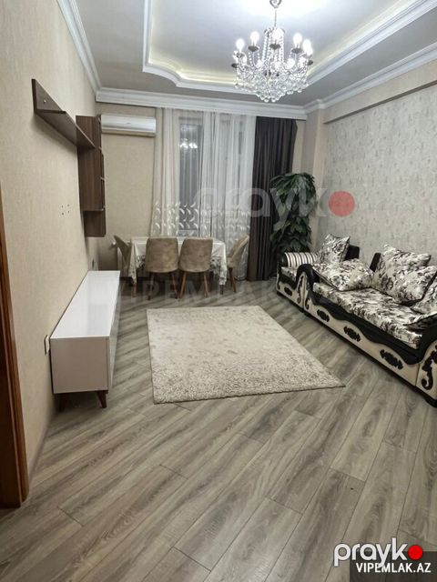 Nərimanov rayonunda 2 otaqlı Yeni tikili Kirayə verilir, 66 m²