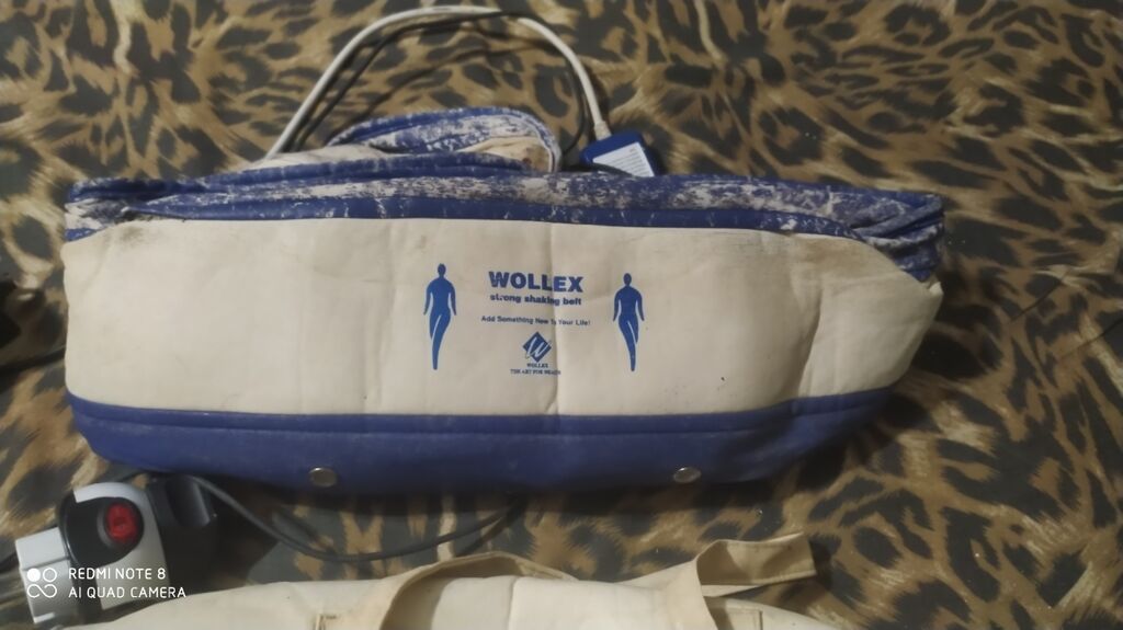 Wollex “Strong Shaking Belt” – elektrikli masaj və vibrasiya kəməri — Masaj aparatları, Bərdə